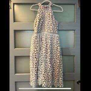 Liza Luxe Lace Midi Dress, Size M